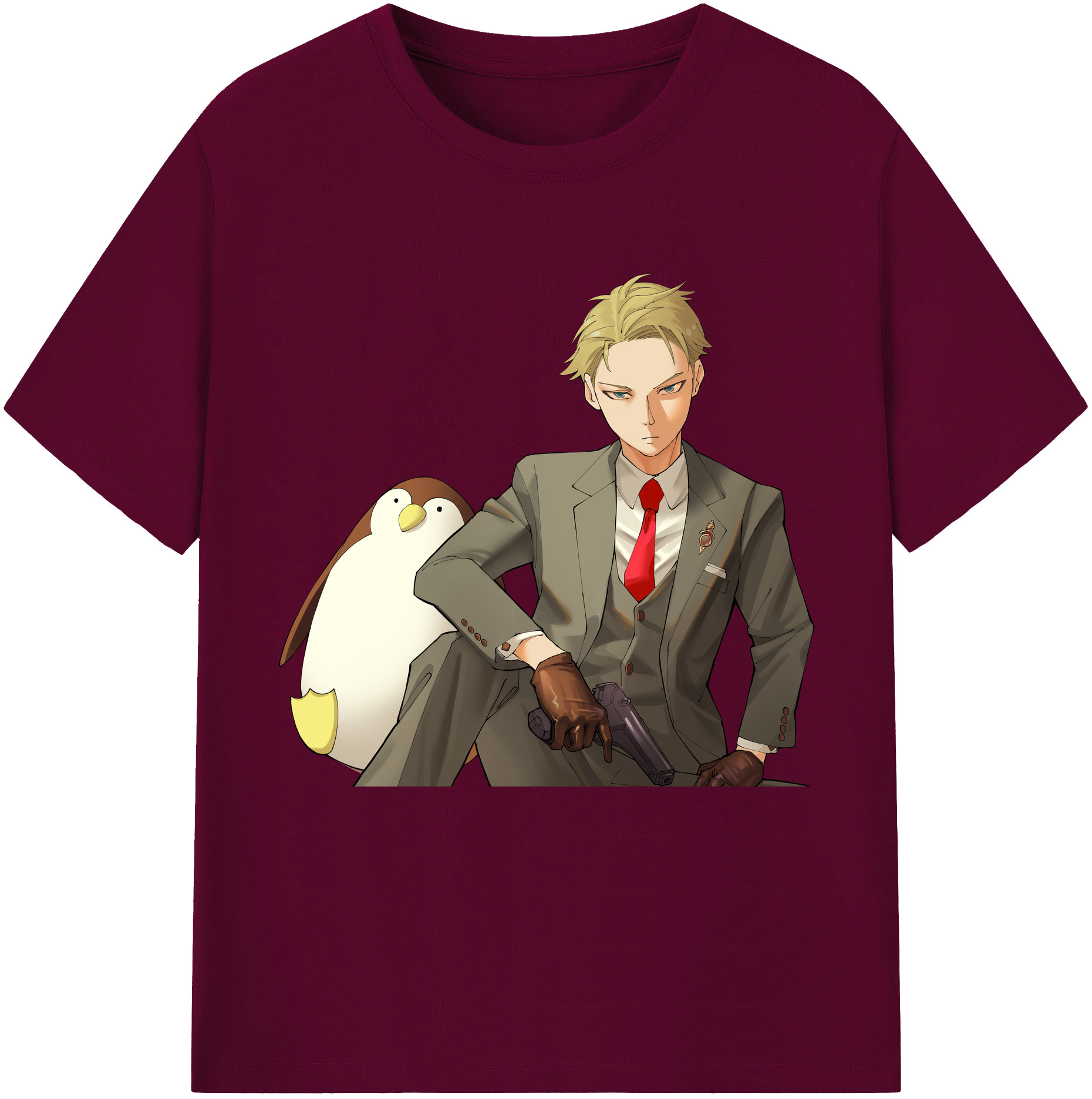 （画像用） SPY×FAMILY间谍家家酒 レディースカジュアルプリントTシャツ（綿100％）